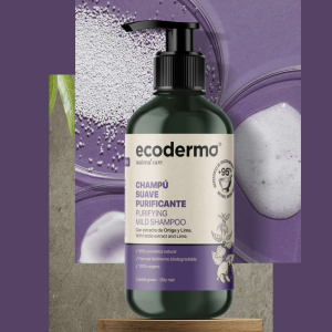 Shampoo Suave Purificante - Ecoderma - 500ml 