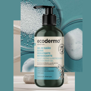 Moisturizing & Refreshing Mild Shower Gel - Ecoderma - 500ml